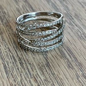 Stella & Dot Stellar Pave Ring - Silver